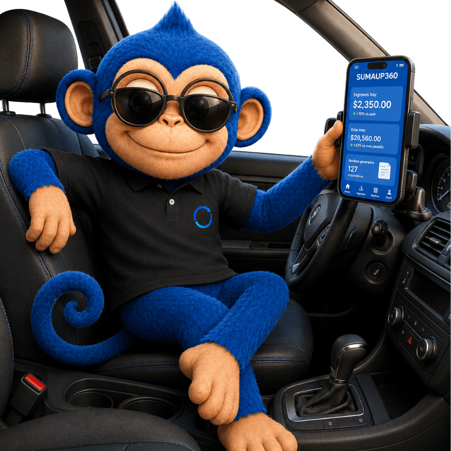 Suma relajado dentro de su auto, representando a los taxistas que usan la App